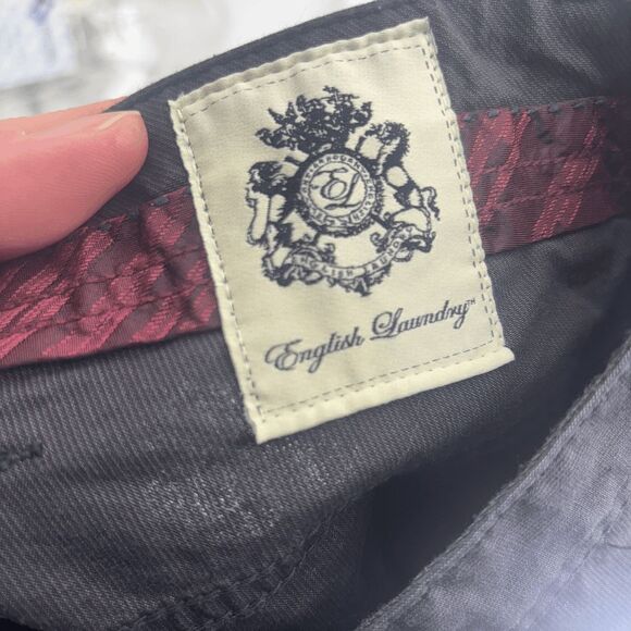 English Laundry Pants Men's 38x34 Everyday Stretch 5 Pocket Gray EUC - Picture 10 of 11